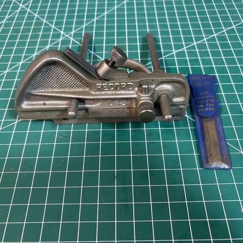 Record 043 plough plane - record,