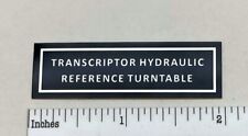 Transcriptor Hydraulic
