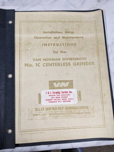 Van norman operator service - operator,