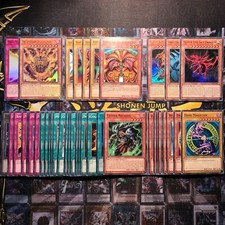 YuGiOh! Yugi’s Exodia the Forbidden One & Egyptian God Cards 44 Card Deck - NEW!