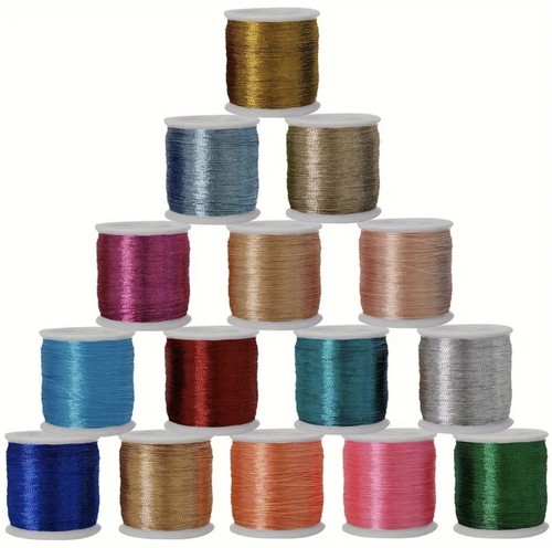Metallic embroidery threads - metallic,