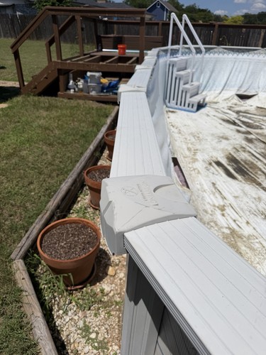 Above ground pool hard find - ground,