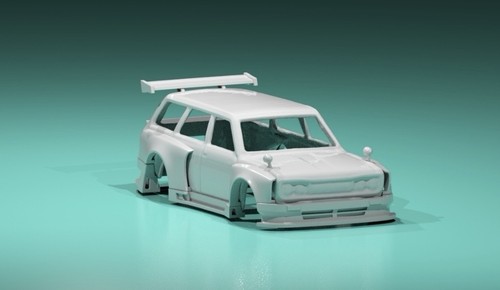 Body kit for hot wheels - body,