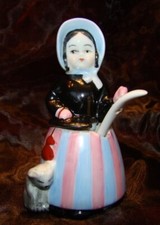 Mustard pot Cat Farm Art Deco-German Style Art Nouveau Style Porcelain Figurine