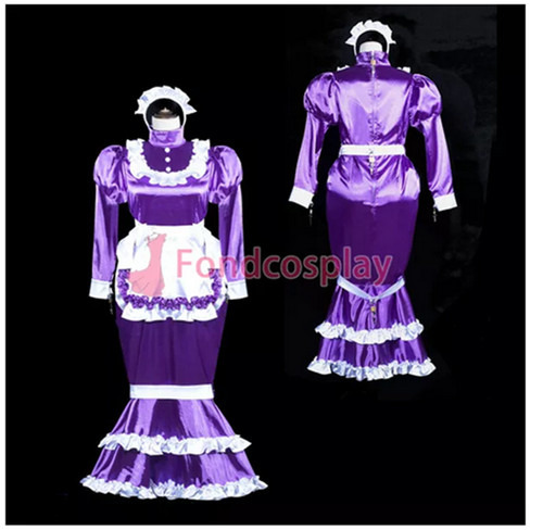 French lockable sissy - lockable, maid