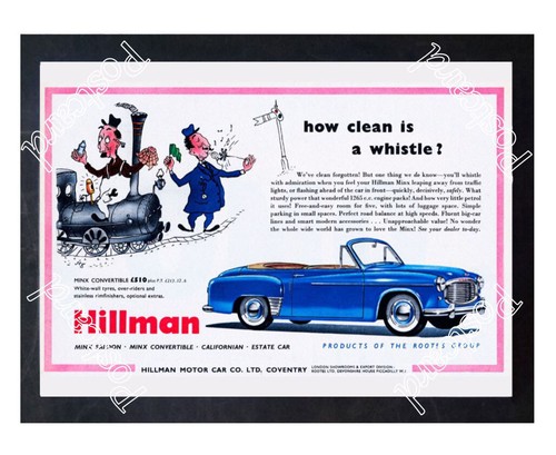 Historic hillman minx - hillman,