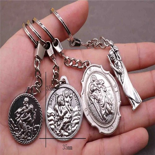 Christopher keychain jesus - st,