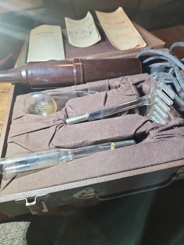 Antique violet ray machine - ray,