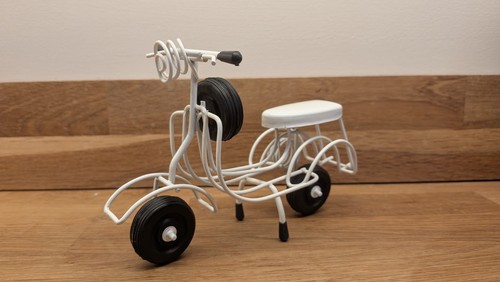 Vespa scooter wire model - vespa,