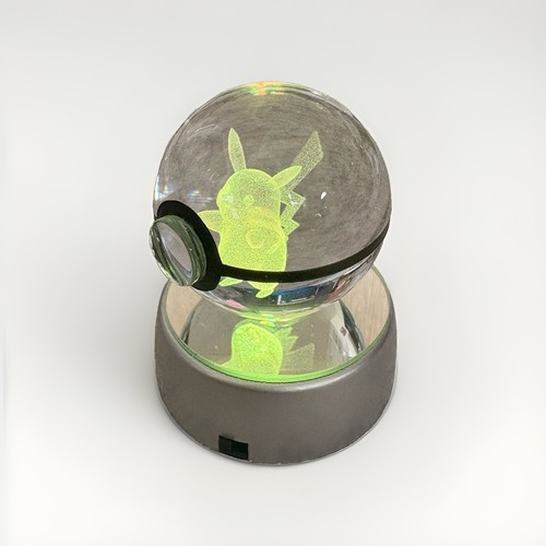 Pikachu glass ball night light - ball,