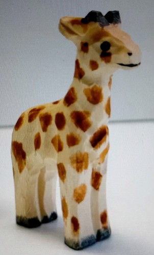 Wooden hand carved painted - wooden,