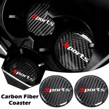 2PCS Carbon Fiber Car Cup