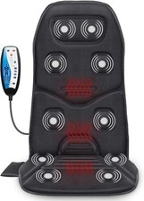 COMFIER Back Massager with Heat, Massage Chair with 10 Vibration Motors
