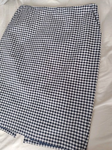 Hobbs navy white gingham - navy/white,