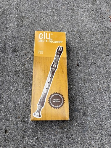 Gill alto recorder maple - gill, alto-f-recorder