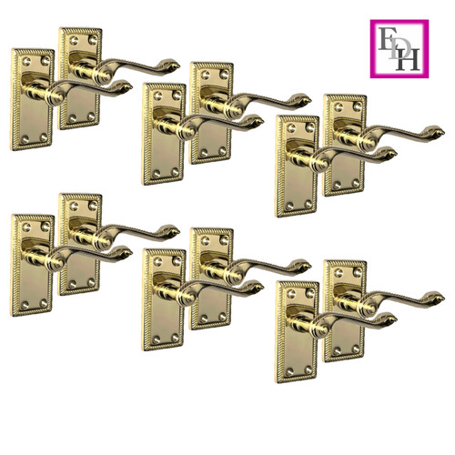 Georgian style scroll brass - georgian,
