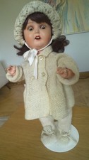 16" Armand Marseilles #996 Painted Bisque Antique Doll, Toddler Body circa 1931