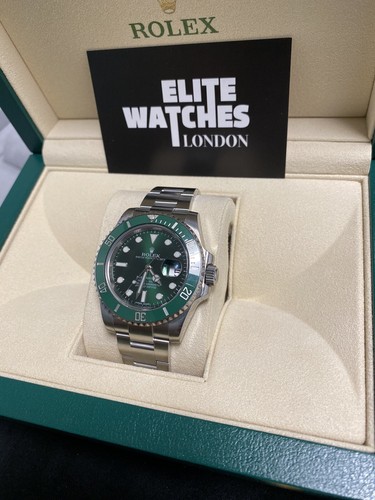 Rolex green submariner date - rolex,