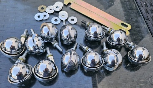 Vintage chrome shepherd ball - chrome,