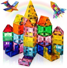 40PCS Magnetic Tiles, Magnetic