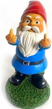 Garden Gnomes Funny Garden Ornaments Outdoor - Rude Garden Gnomes Middle Finger