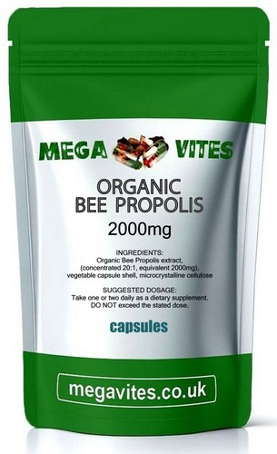Organic bee propolis capsules - propolis,