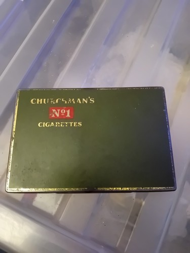 Churchmans cigarette tin - churchmans,