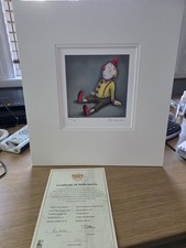 Paul Horton THE LITTLE CLOWN Giclee Print Edition Inc COA 6 x 6 Inches