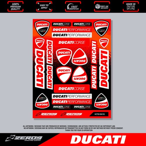 Ducati stickers motocross - stickers,,