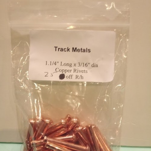 Copper rivets long - copper,