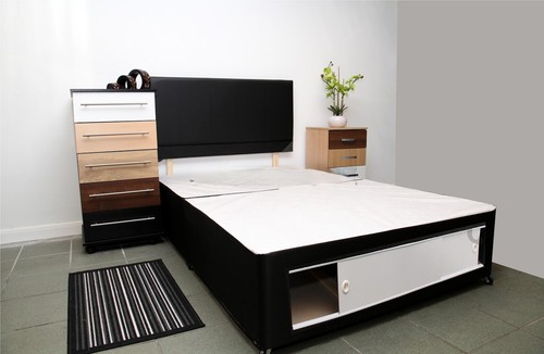 4ft6 double divan bed base - divan,