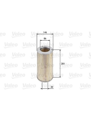Valeo air filter - filter, fits