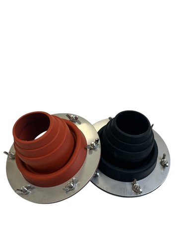 Outbacker stove flue flashing - stove,