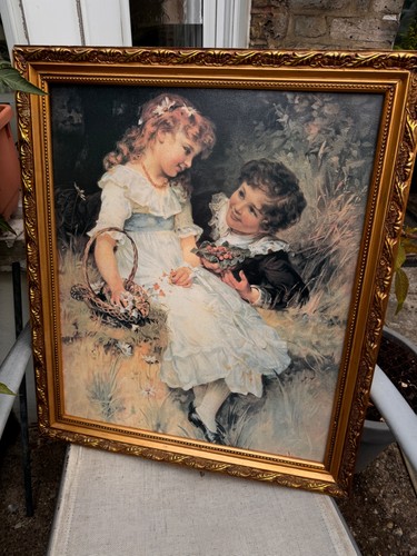 Vintage gold gilt ornate - gold,