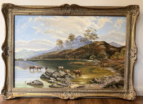 Large vintage original signed - vintage,