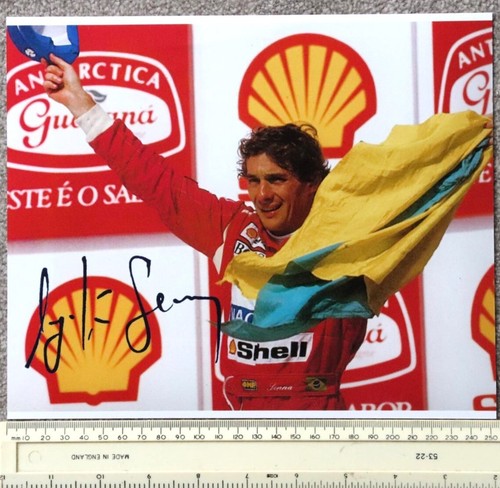 Ayrton senna 10x8 inches - ayrton,