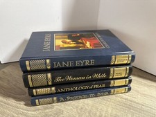 4 'The Great Writers Library' books - VGC