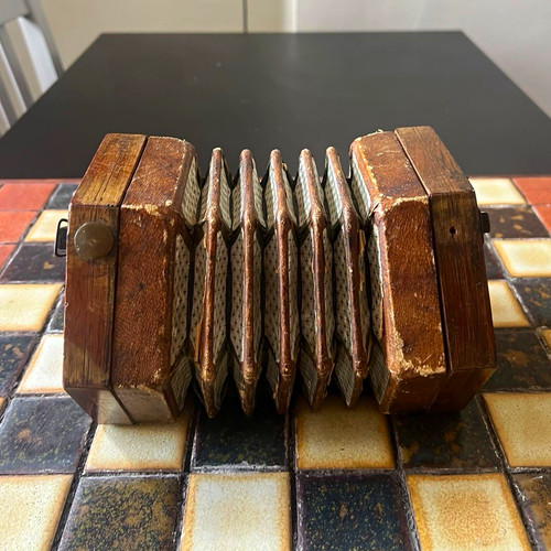 Wooden anglo concertina - anglo, 10