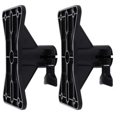 2pcs Tripod Speaker Stand Tray Mounts Speakers Holder for Use in Party (Black)