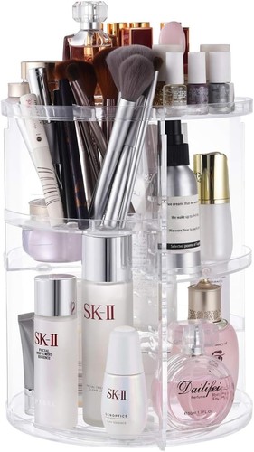 360 rotating makeup organiser - makeup,