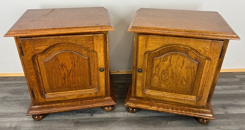 Pair bedside tables vintage - bedside,