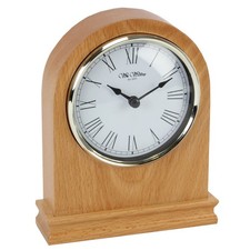 Widdop wooden mantel clock - wooden,