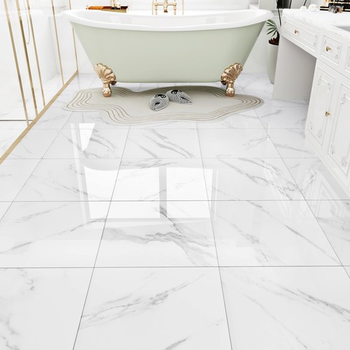 White marble peel and stick - marble,