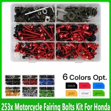 253x Motorcycle Fairing Bolts