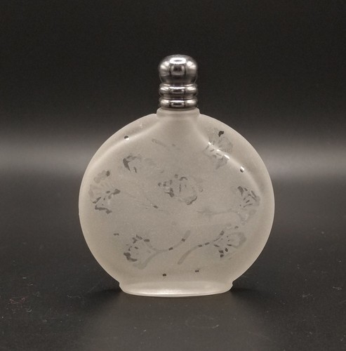 Vintage perfume bottle frosted - vintage,