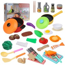 35X Kitchen Playset Pots Pans