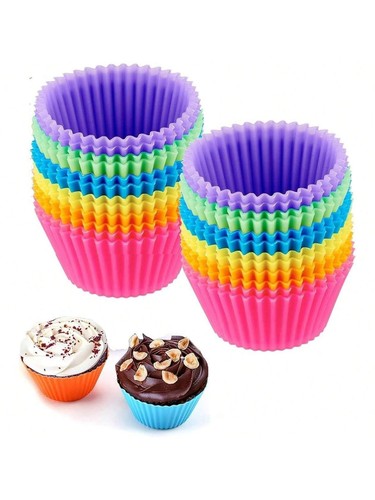Silicone muffin cases - silicone,
