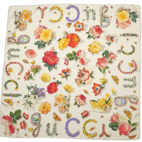 Gucci flora silk - silk, scarf