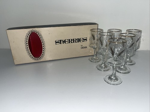 Vintage dema glass sherry - vintage,