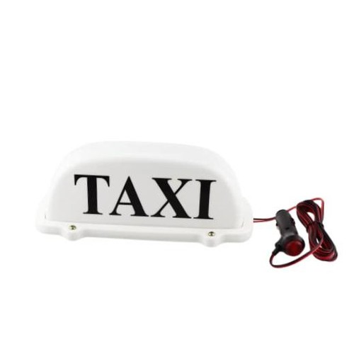 Taxi cab roof top - cab, illuminated
